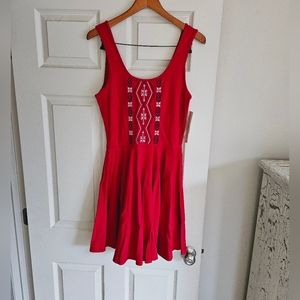 Sequin Hearts 9 Red Dress New With Tags!